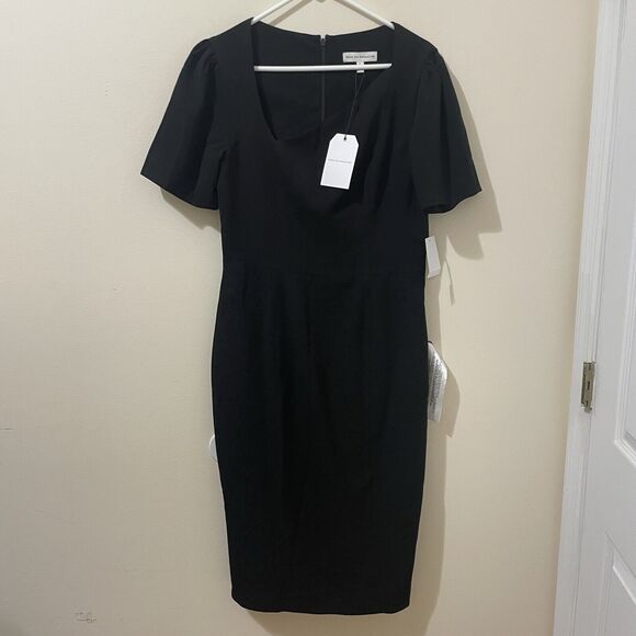 Dress the Population Elegant Black Midi Dress - Picture 2 of 10